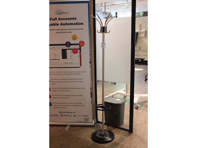 Staande kapstok met paraplu functie. hoogte 180 cm. - afbeelding 2 van  2