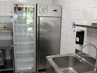 Staande koelkast goos, model gcp-701l, afm. 70 x 80 x 200 cm.