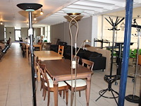 Staande lamp met leeslamp hoogte 180 cm. - afbeelding 1 van  2