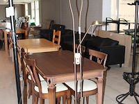 Staande lamp met leeslamp hoogte 180 cm. - afbeelding 2 van  2