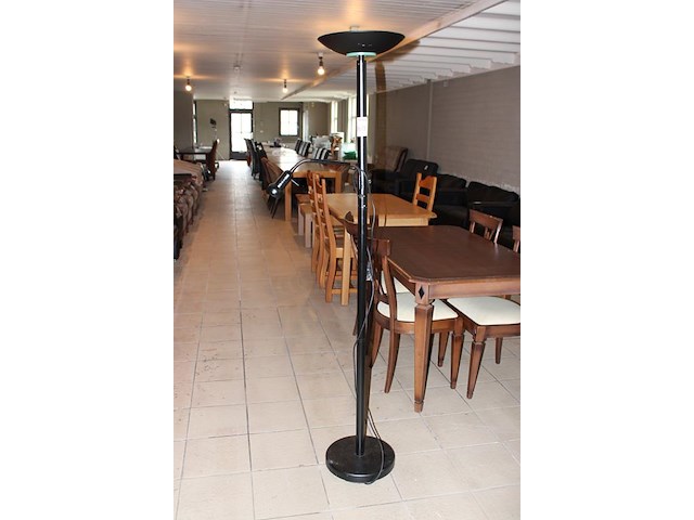 Staande lamp met leeslamp hoogte 180 cm. - afbeelding 2 van  2