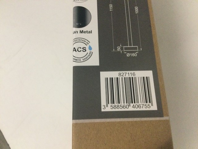 Staande mengkraan, allibert, avery, gun metal - afbeelding 4 van  4