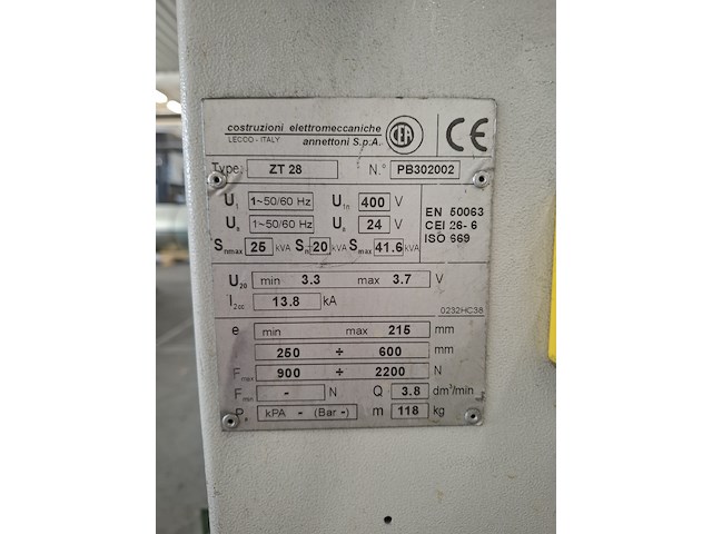 Staande puntlasmachine costruzioni, zt28 - afbeelding 4 van  7
