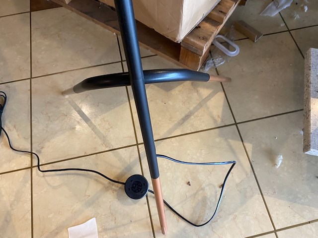 Staande schemerlamp, zwart - afbeelding 4 van  6
