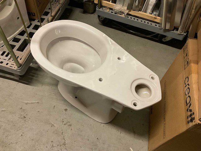 Staande toilet wit - afbeelding 2 van  2