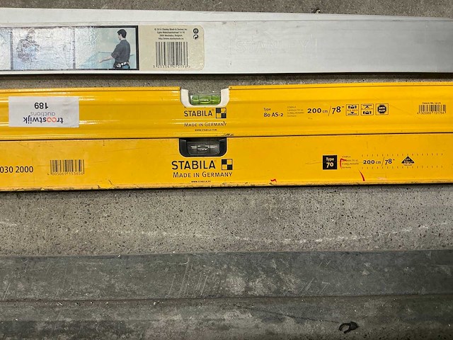 Stabiele waterpas (2x) - afbeelding 2 van  3
