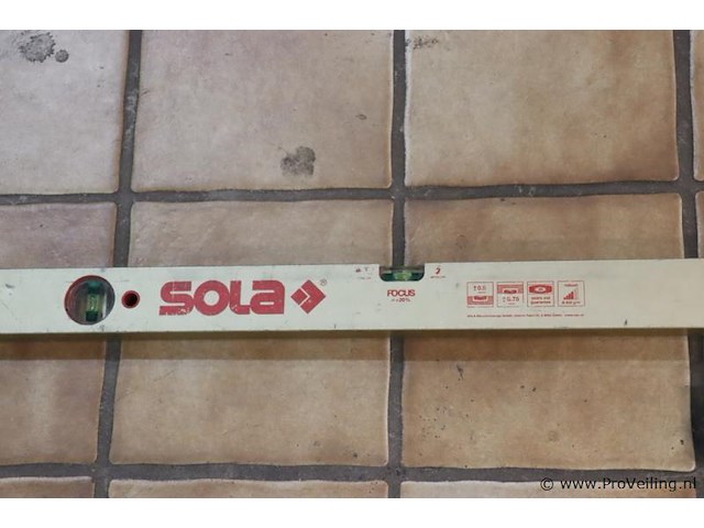 Stabila waterpas 80 as & sola waterpas - afbeelding 2 van  6