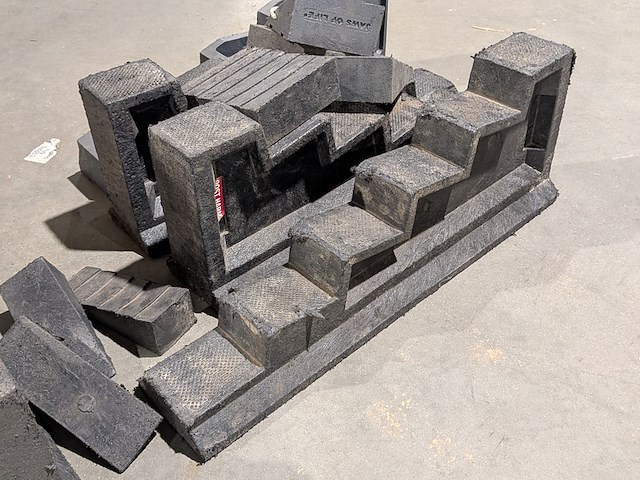 Stabilisatieblokken en absorptiekorrels, incl. rolcontainer - afbeelding 2 van  11