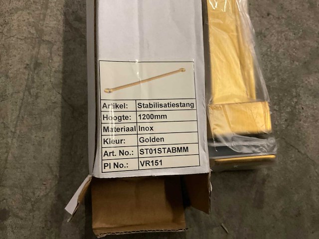 Stabilisatiestang gold - afbeelding 2 van  3