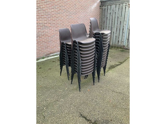 Stack chair - canteen chair (48x) - afbeelding 2 van  3