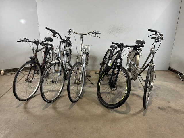 Stadsfiets (5x) - afbeelding 1 van  8