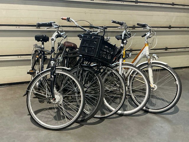 Stadsfiets (5x) - afbeelding 1 van  4