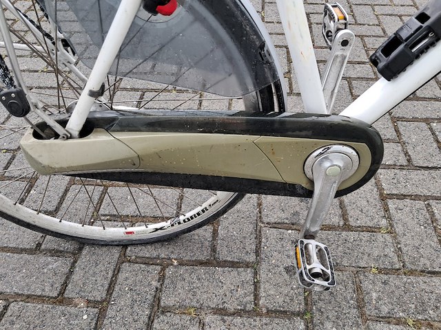 Stadsfiets, wit - afbeelding 5 van  13