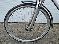 Stadsfiets, wit - afbeelding 12 van  13