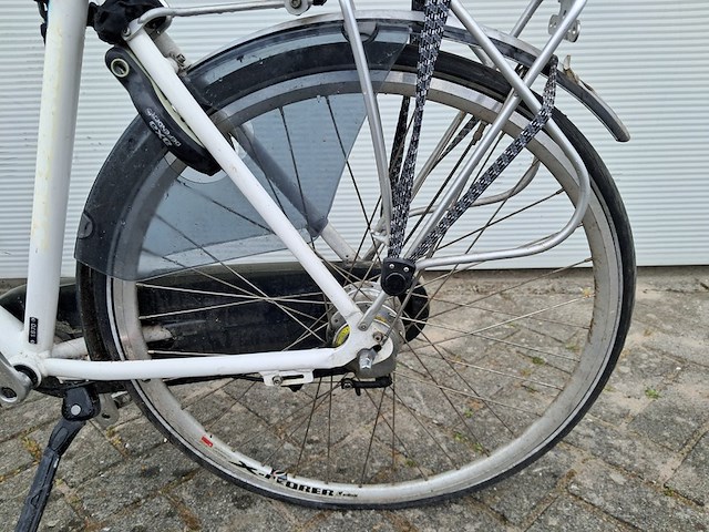 Stadsfiets, wit - afbeelding 13 van  13