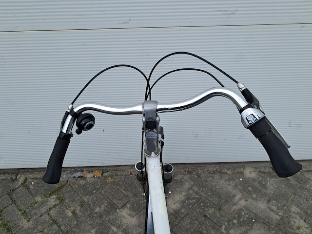 Stadsfiets, wit - afbeelding 3 van  14