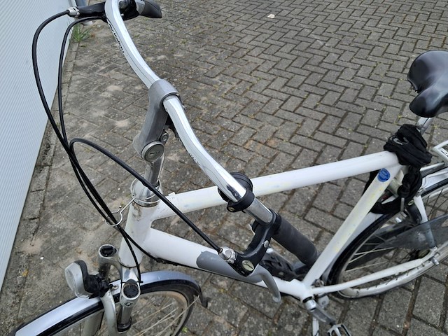 Stadsfiets, wit - afbeelding 4 van  14