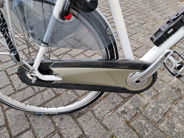 Stadsfiets, wit - afbeelding 6 van  14
