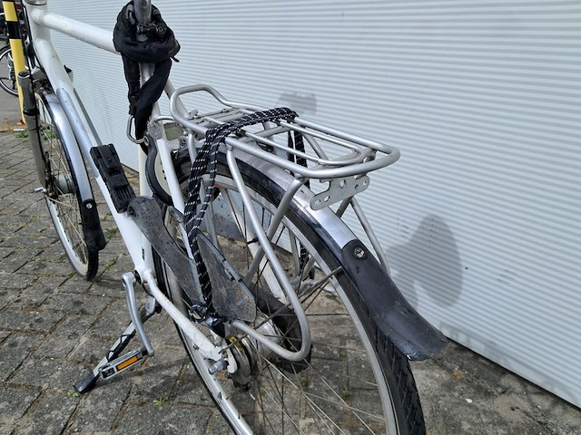 Stadsfiets, wit - afbeelding 8 van  14