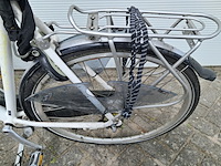 Stadsfiets, wit - afbeelding 9 van  14