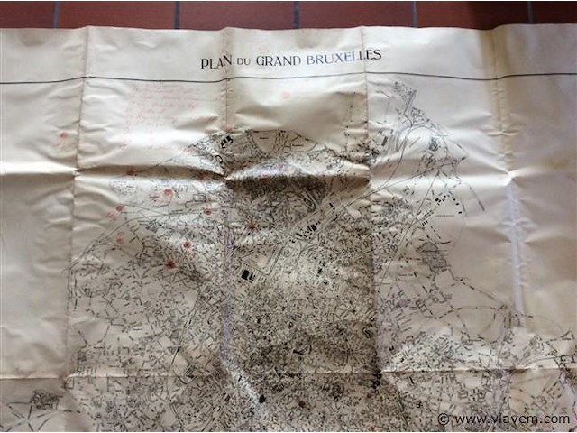 Stadskaart brussel j'50? - afbeelding 2 van  3