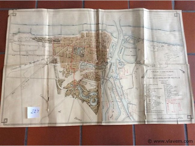 Stadskaart oostende waterwegen j'30? - afbeelding 1 van  4