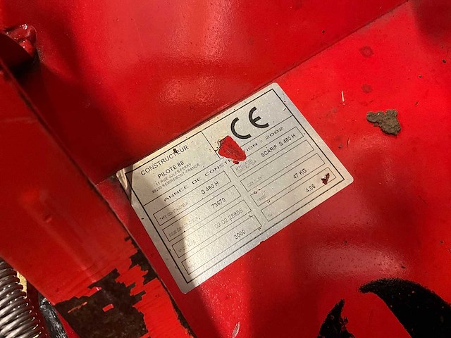 Stafor scarif s460 h verticuteermachine - afbeelding 5 van  5