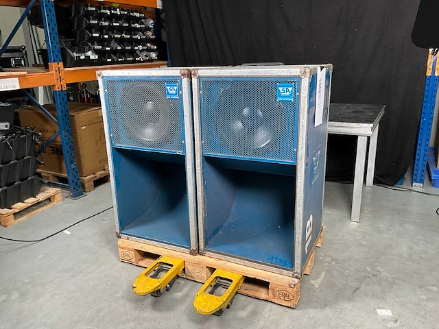 Stage accompany slide bass horn 15-inch bass speaker (2x) - afbeelding 1 van  8