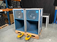 Stage accompany slide bass horn 15-inch bass speaker (2x) - afbeelding 1 van  8