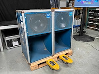 Stage accompany slide bass horn 15-inch bass speaker (2x) - afbeelding 3 van  8