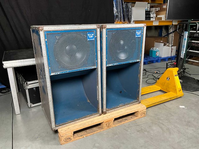 Stage accompany slide bass horn 15-inch bass speaker (2x) - afbeelding 3 van  8