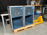 Stage accompany slide bass horn 15-inch bass speaker (2x) - afbeelding 3 van  8