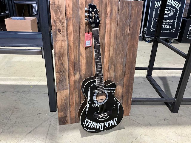 Stagg jack daniels gitaar akoestisch - afbeelding 1 van  4