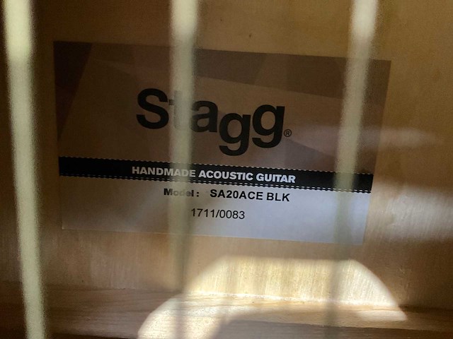 Stagg jack daniels gitaar akoestisch - afbeelding 4 van  4