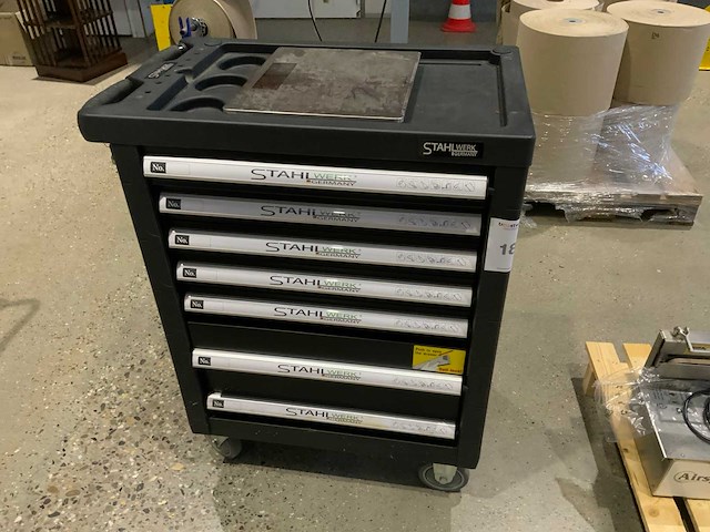 Stahl werk gereedschapswagen - afbeelding 1 van  7