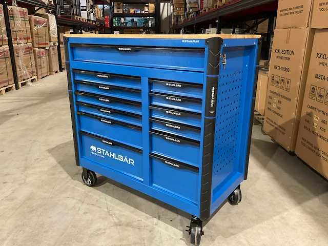 Stahlbär deutschland xxxl pro st009-bl gereedschapswagen - afbeelding 1 van  22