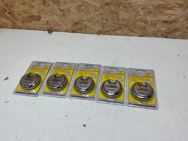 Stahlex discussloten 70mm met cijfercombinatie (5x) - afbeelding 5 van  5