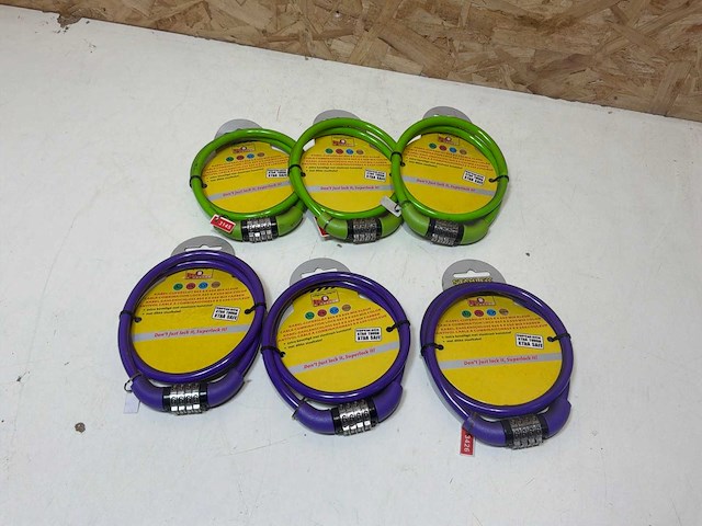 Stahlex kabel cijferslot (6x) - afbeelding 4 van  8