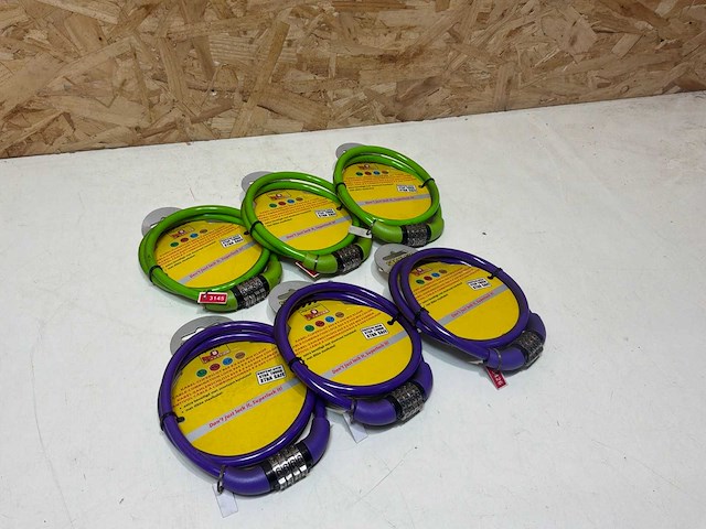 Stahlex kabel cijferslot (6x) - afbeelding 6 van  8