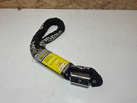 Stahlex kettingslot - zwart - 120 cm - 2 sleutels (2x) - afbeelding 1 van  2