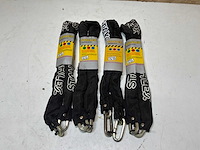 Stahlex kettingslot - zwart - 90 cm (4x) - afbeelding 3 van  6