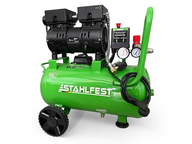 Stahlfest 24 liter olievrije compressor - afbeelding 1 van  4