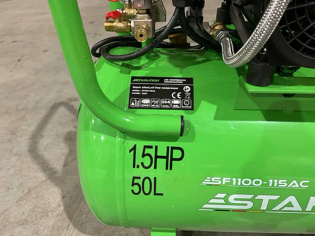 Stahlfest 50l olievrije compressor - afbeelding 13 van  14