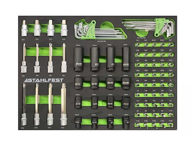 Stahlfest gereedschapswagen 6 lades gevuld - afbeelding 8 van  8