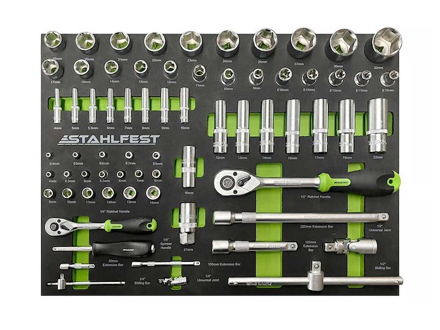 Stahlfest gereedschapswagen 6 lades gevuld - afbeelding 3 van  8