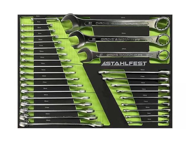 Stahlfest gereedschapswagen 6 lades gevuld - afbeelding 4 van  8