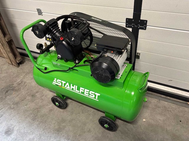 Stahlfest jt-100f/8 luchtcompressor - afbeelding 1 van  6