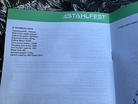 Stahlfest s150-50 zelfrijdende veegmachine - afbeelding 8 van  18