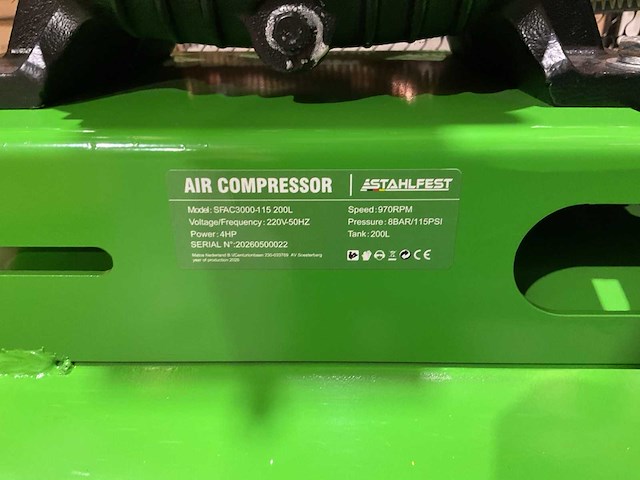 Stahlfest sfac3000-115 200l luchtcompressor - afbeelding 18 van  56