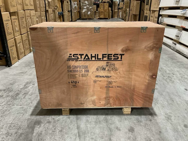 Stahlfest sfac3000-115 200l luchtcompressor - afbeelding 14 van  56